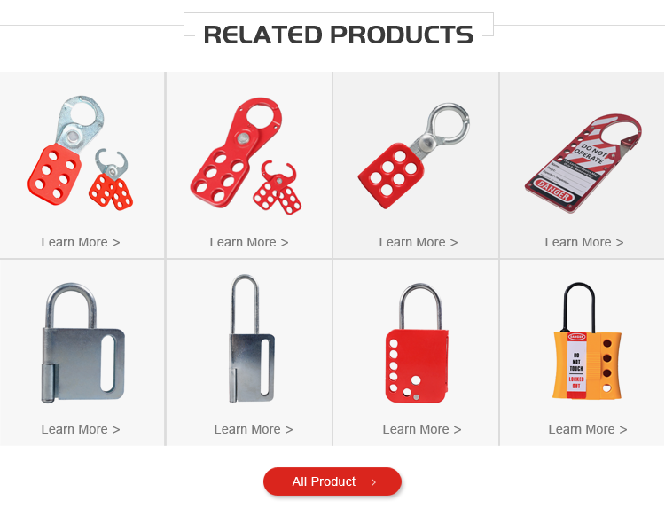 Metallic Multi Lock Hasp Customized Color With Nylon PA Injection Molding
