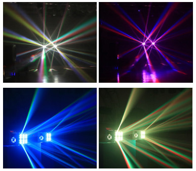 Portable Dj Laser Stage Light RGB Crystal Super Color For Concert And Shows