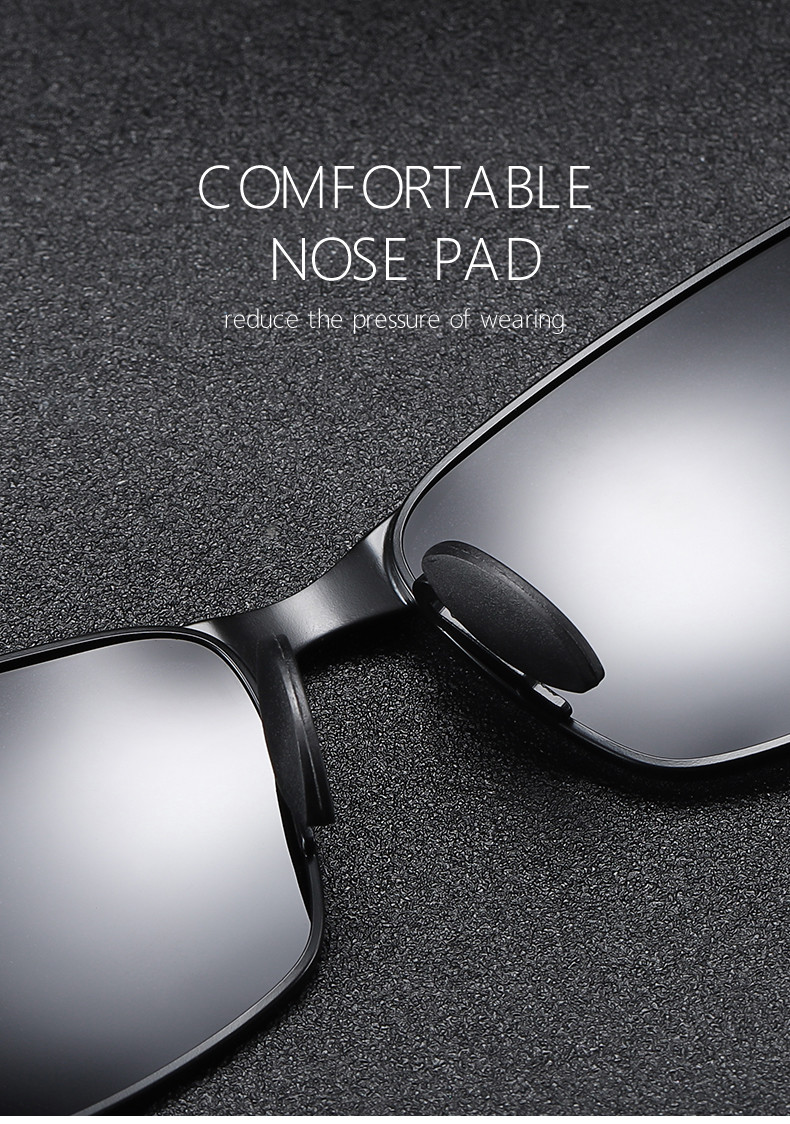 Bike Motorcycle Mens Luxury Polarized Stylish Sunglasses Photochromic Sunglasses With Polarized Lens