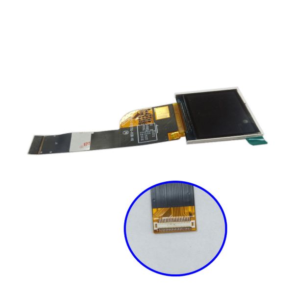 1.75 inch TFT display front view