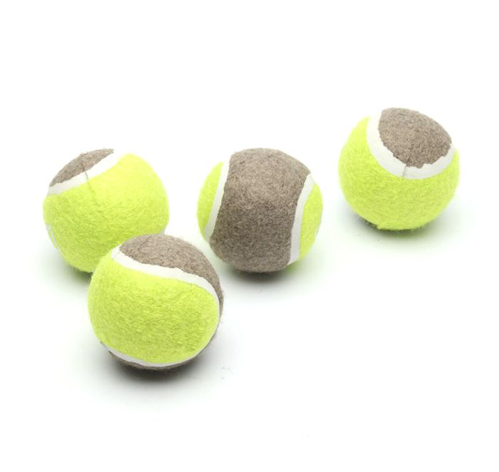 Durable Indestructible Dog Tennis Ball Customized Size Environmental Friendly