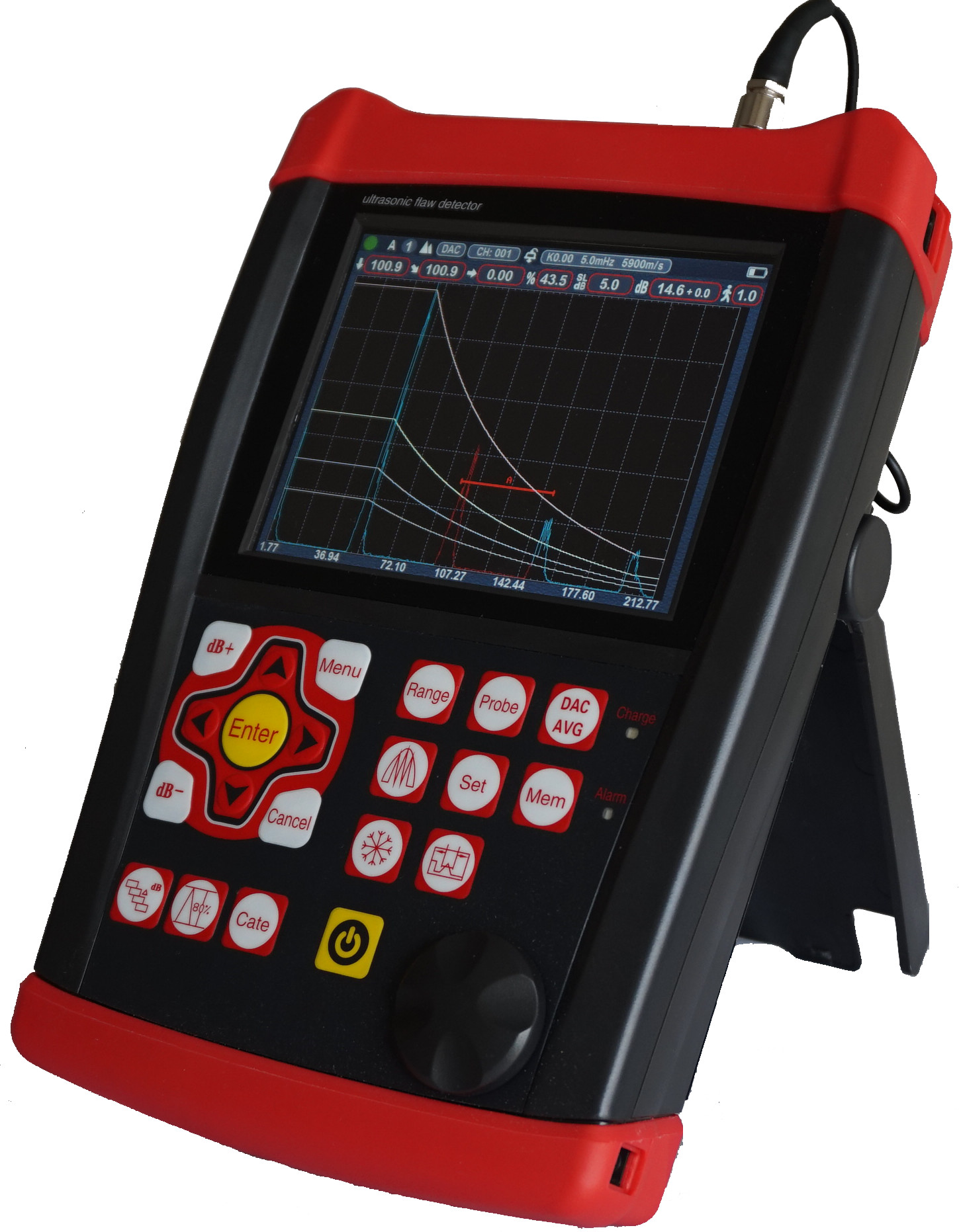 Wireless Connection Ultrasonic Flaw Detector, metal flaw detector