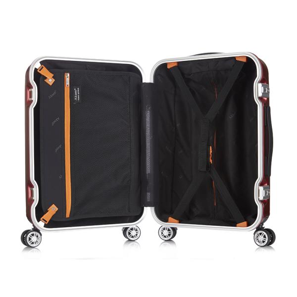 Business Style Lightweight Luxury PC Suitcase with TSA Lock and Aluminum Frame 360° Spinner Wheels