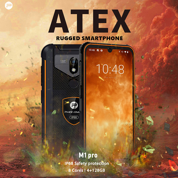 Compact Rugged ATEX Rated Phone Phonemax M1pro