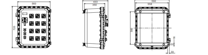 Class 1 Division 1 Explosion Proof Junction Box ABS