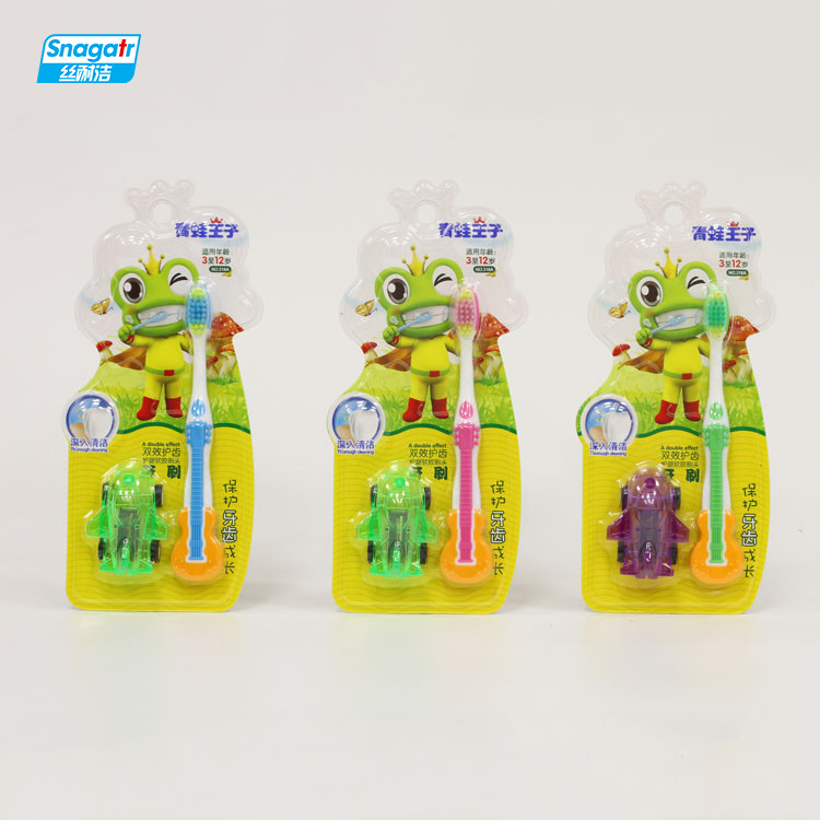 Colored Cartoon Children Oral Hygiene Tool Soft Bristles Toothbrush PBT