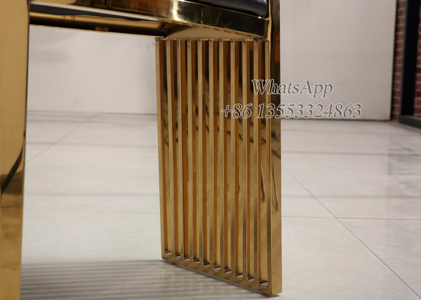 Brushed Stainless Steel Dining Chair for Wedding Party (YS-19)