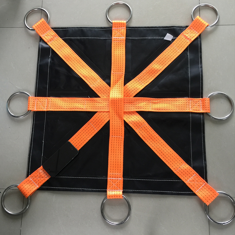 OEM PVC Vinyl Tarp Construction Snow Removal Tarps Heavy Duty Eight Loops Snow Tarps