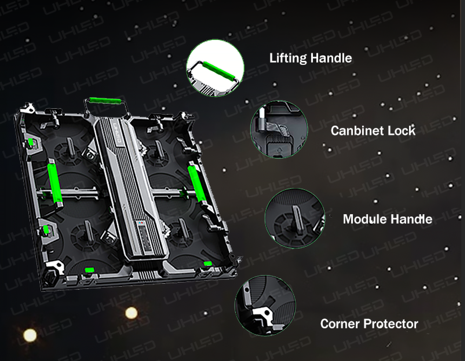 500x500/500x1000 Cabinet P2.9 P3.91Indoor Outdoor Installation Rental LED Screen Display LED Video Wall Panel Stage Led Display