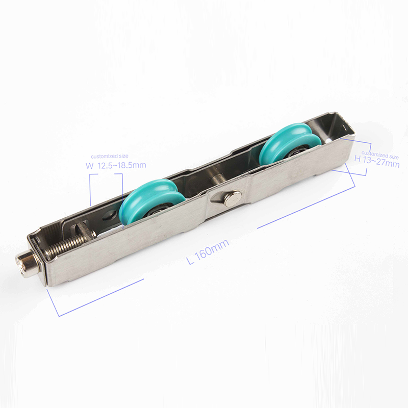 20mm x 15mm Heavy Duty PVC Sliding Window and Door Roller Wheel with Two Bearing
