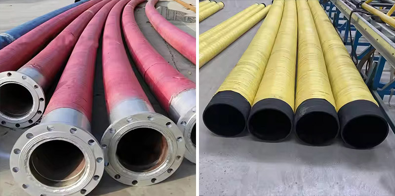 152mm Slurry Suction Pipe Oil Resistant Variants Low Noise During Operation Non Toxic Materials