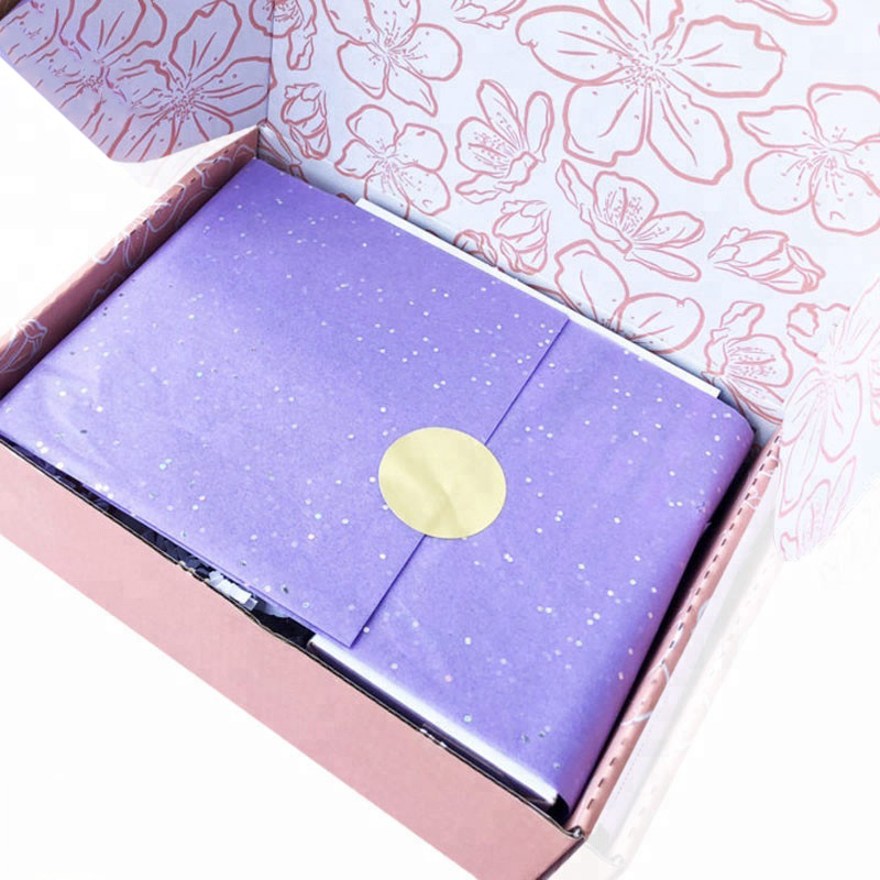 38cm×24cm×15cm Corrugated Mailer Boxes Glossy Lamination Cosmetic Packaging