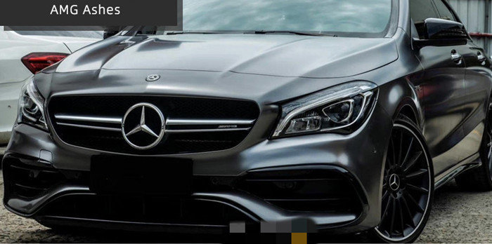 Slideable PET AMG Ashes Heat Proof Matte Car Vinyl Wrap Roll 140gsm