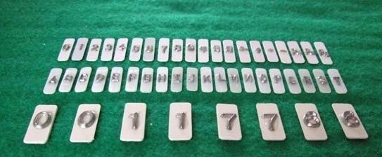 Radiographic Accessories X-Ray ID Markers Lead Letters Numbers for read figures