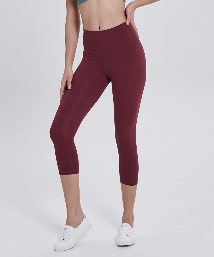 Lightweight 100pcs Women Tight Yoga Pants 4 Way Stretch Yoga Pants Comfortable Cotton