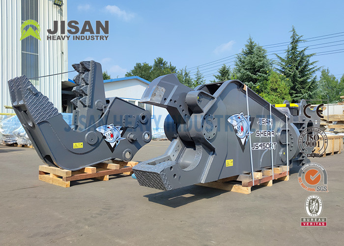 Dismantling Abandoned Containers Ships Hydraulic Rotating Pulverizer For Excavator