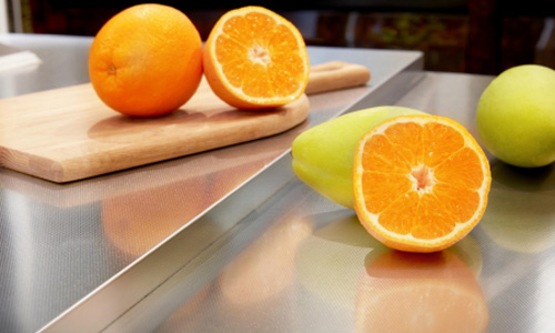 Mini 304 Stainless Steel Kitchen Cabinet 18mm Carcase Eco Friendly
