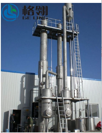 100L-1000L Falling Film Evaporator Triple Effect Milk Liquid Concentration