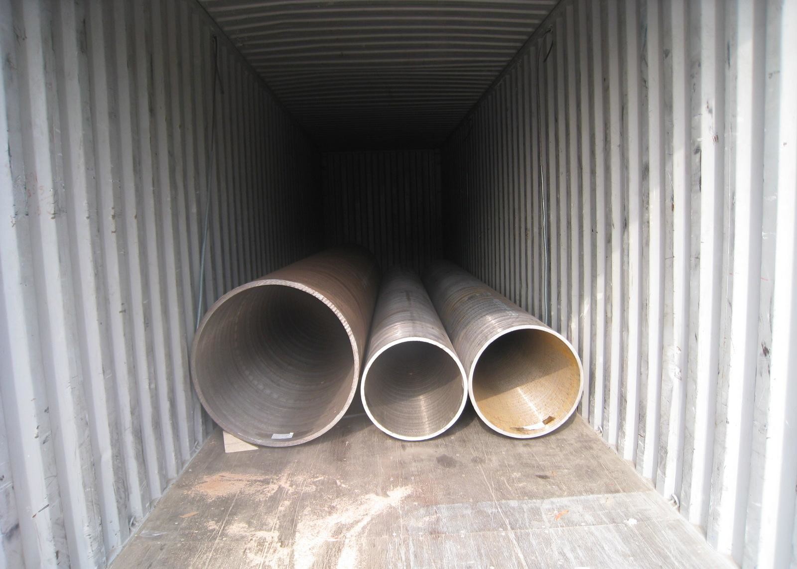 44'' Large Caliber Hot Rolled Steel Pipe , Round Steel Tubing Wall Thickness 140mm