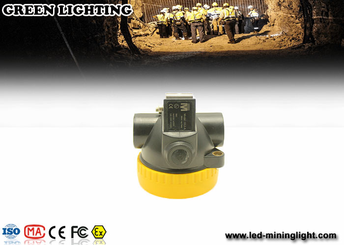 Yellow Wireless Intrinsically Safe Cordless Mining Lights 2.2ah Li - Ion Battery , PP Meterial