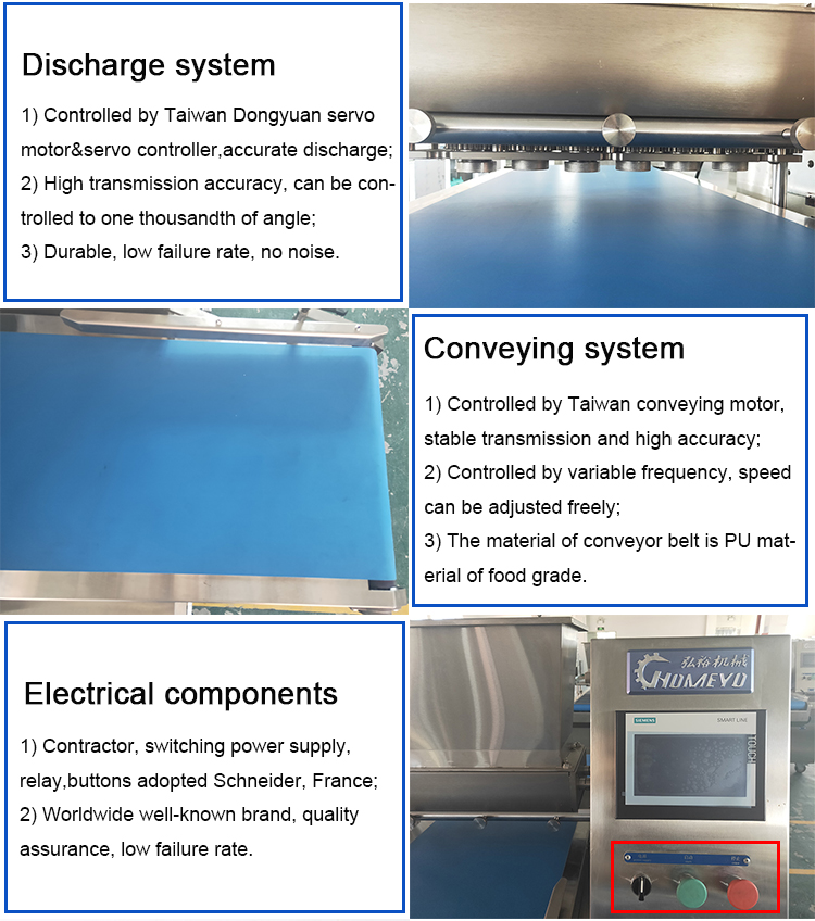 Energy Saving Mono Formatic Cookie Depositor Baking Equipment