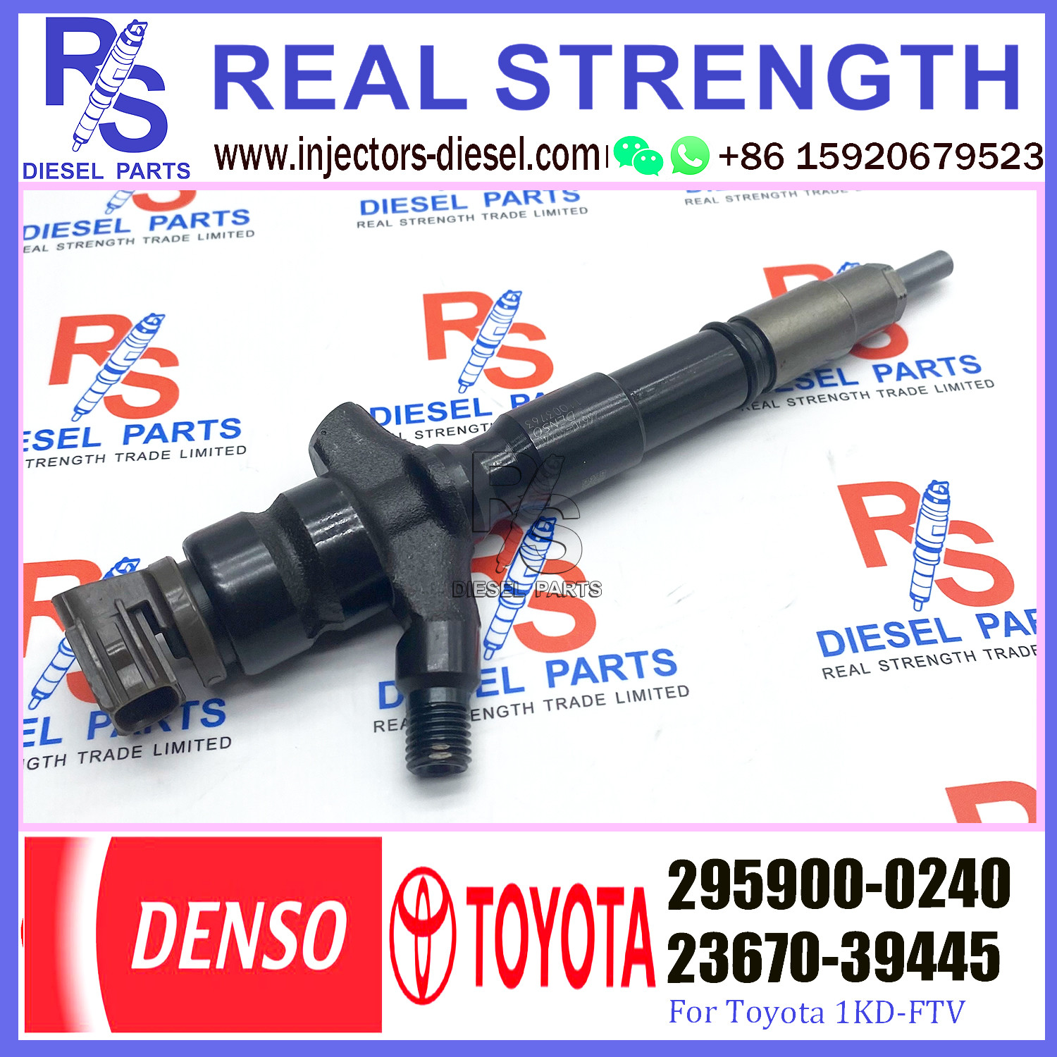 1KD-FTV Euro5 diesel fuel injector 2367030170,23670-39445,23670-30170 ,2959000240,295900-0240