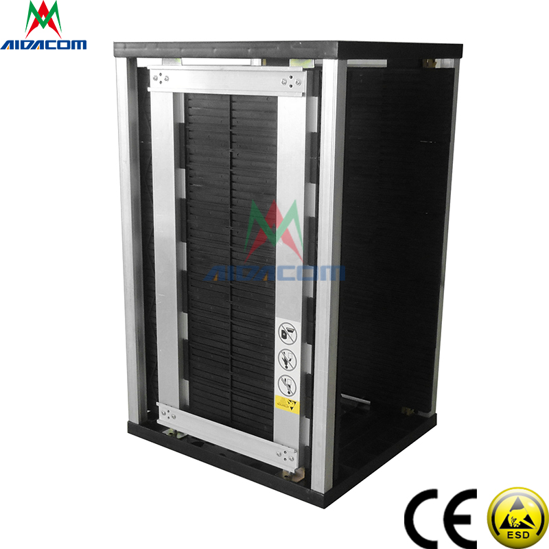 Static Dissipative 80 Degree 563mm Height SMT Magazine Rack