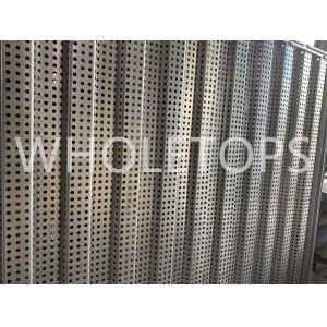 China Standard Colour Corrugated Perforated Panel Double Side Coating on sale