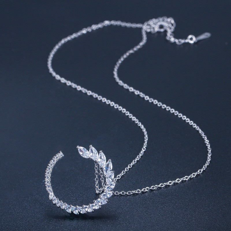 Fashion Wedding Bridal Jewelry Sets Crystal Antique Bronze Jewelry Set Necklace Earrings Bracelet Rings Christmas