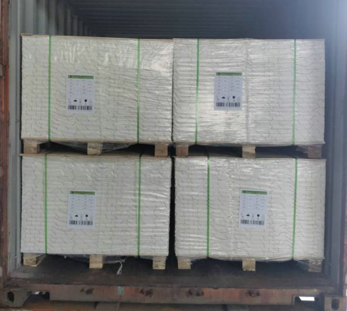 Decomposable 120g 144g Strong White Stone Wrapping Paper For Fruit Packing