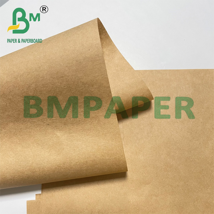 70g 80g Brown High Strength Kraft Paper Bag For Corn Starch Packaging
