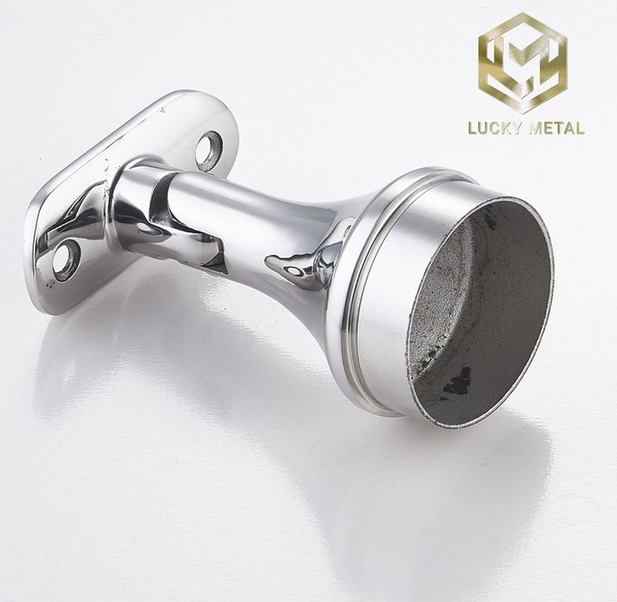 304 Stainless Steel Glass Accessories Fittings For Connecting Stair Railings 2