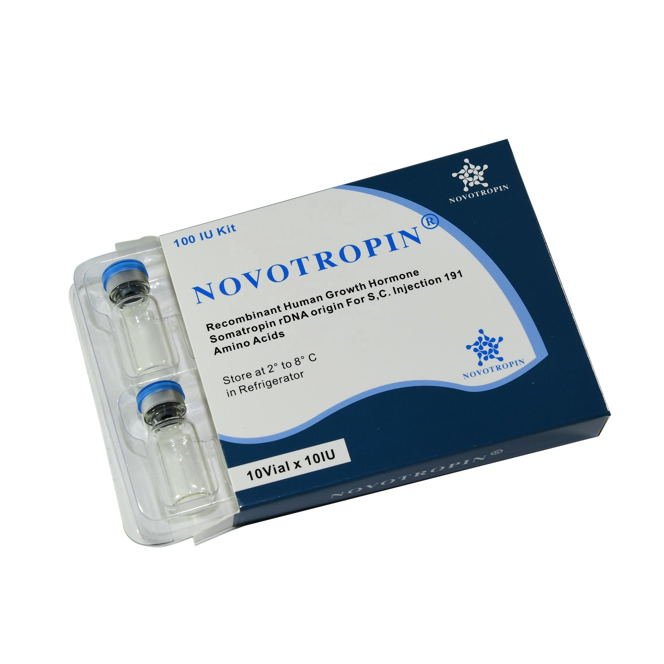 Winstrol Tablets Paper Box Printing, Stamping Silver Foil Embossed Medicine Pill Boxes