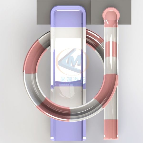 Anti Aging Kids Spiral Slide High Capacity Space Efficient For Family