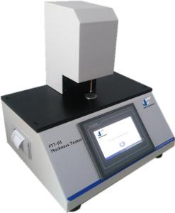 Buy cheap Plastic Film Thickness Tester Contacting Method Benchtop Thickness Tester product