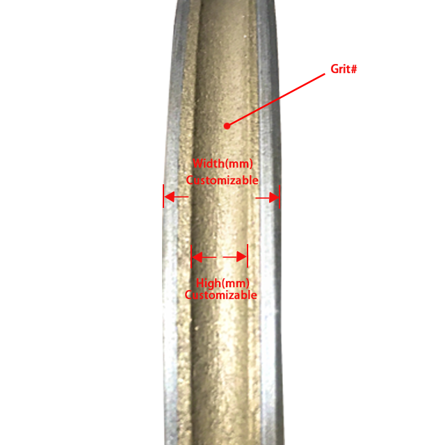 Customized Glass Edge Processing Abrasive Glass 22 Hole Diamond Grinding Wheels