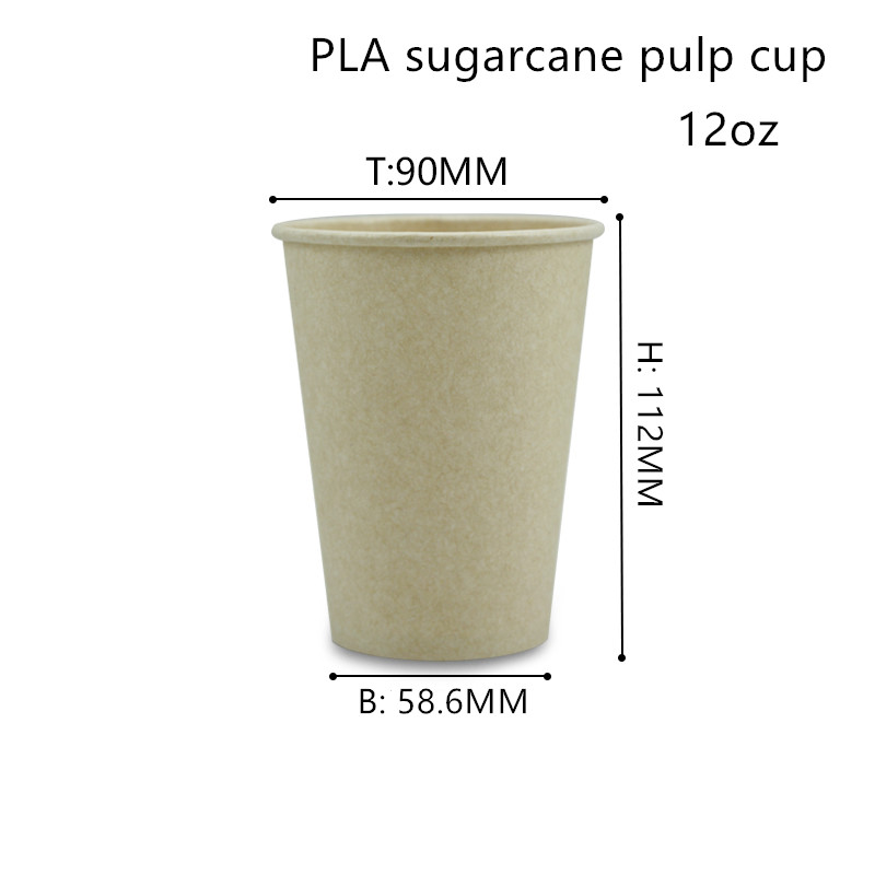 Disposable Fast Food Takeout Kraft Paper Cup for French Frices and Puff Eggs