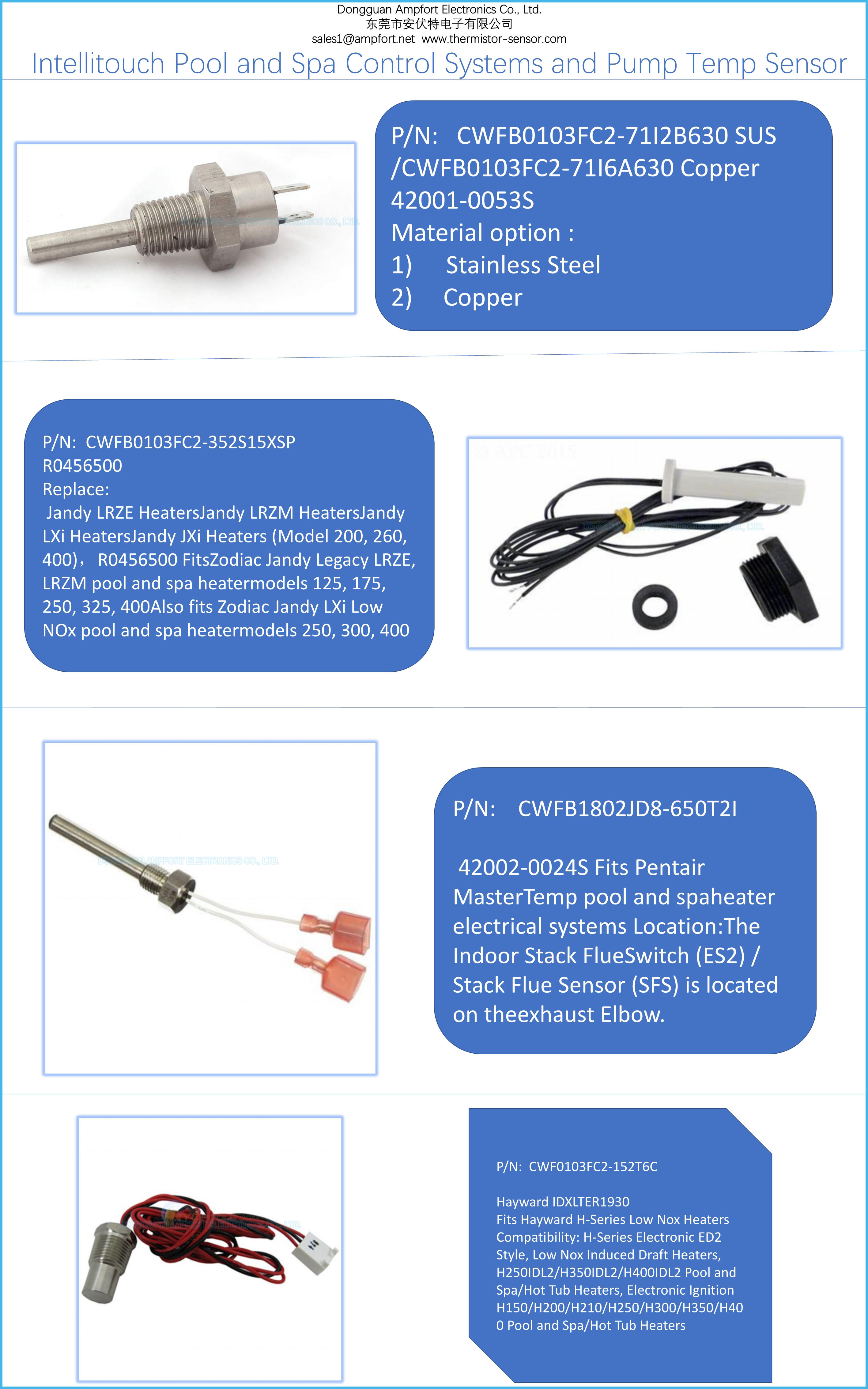 1M 4 Pounds Thermistor Temperature Sensors IDXLTER1930 Hayward Thermistor Replacement