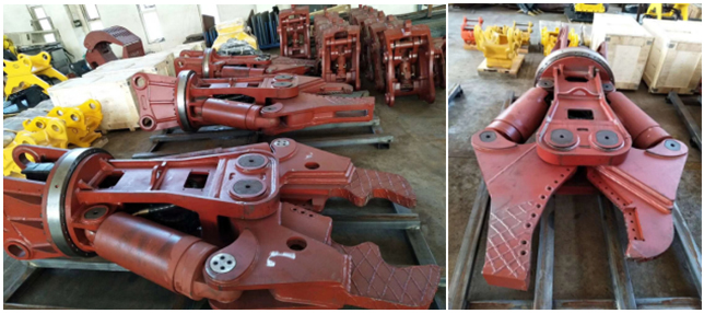 Excavator Hydraulic Alligator Scrap Shear Demolition Shear Steel Shear Used For Excavator C324