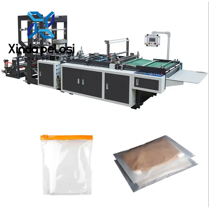 Automated Zipper Bag Making Machine 220V/380V Easy To Operate