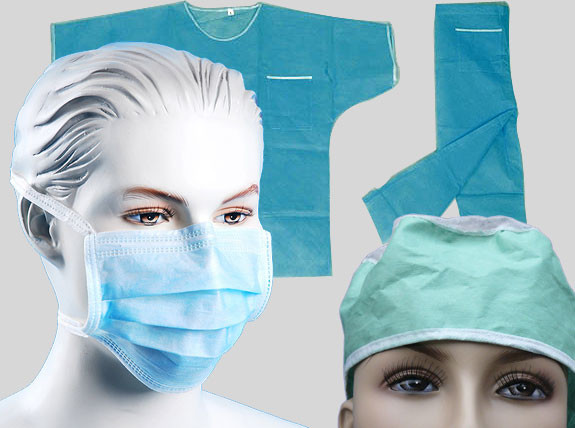 Eco Friendly Non Woven Polypropylene Fabric , Spunbond Polypropylene Fabric For Wound Care