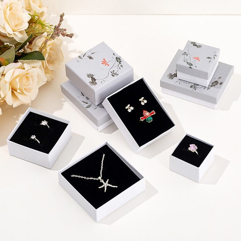 High Quality Biodegradable Custom Cardboard Paper Watch Packaging Gift Jewellery Boxes with Logo Book Shape Magnetic Jewelry Box