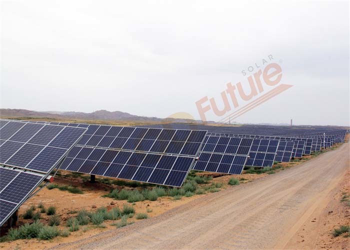 500KW 1P Solar PV Tracker 24VDC Motor Sun Tracking Solar System