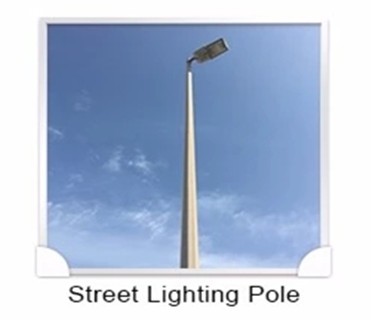 7m - 15m Electrical Power Pole 12 Sides Shape Low Voltage Steel Tubular Pole