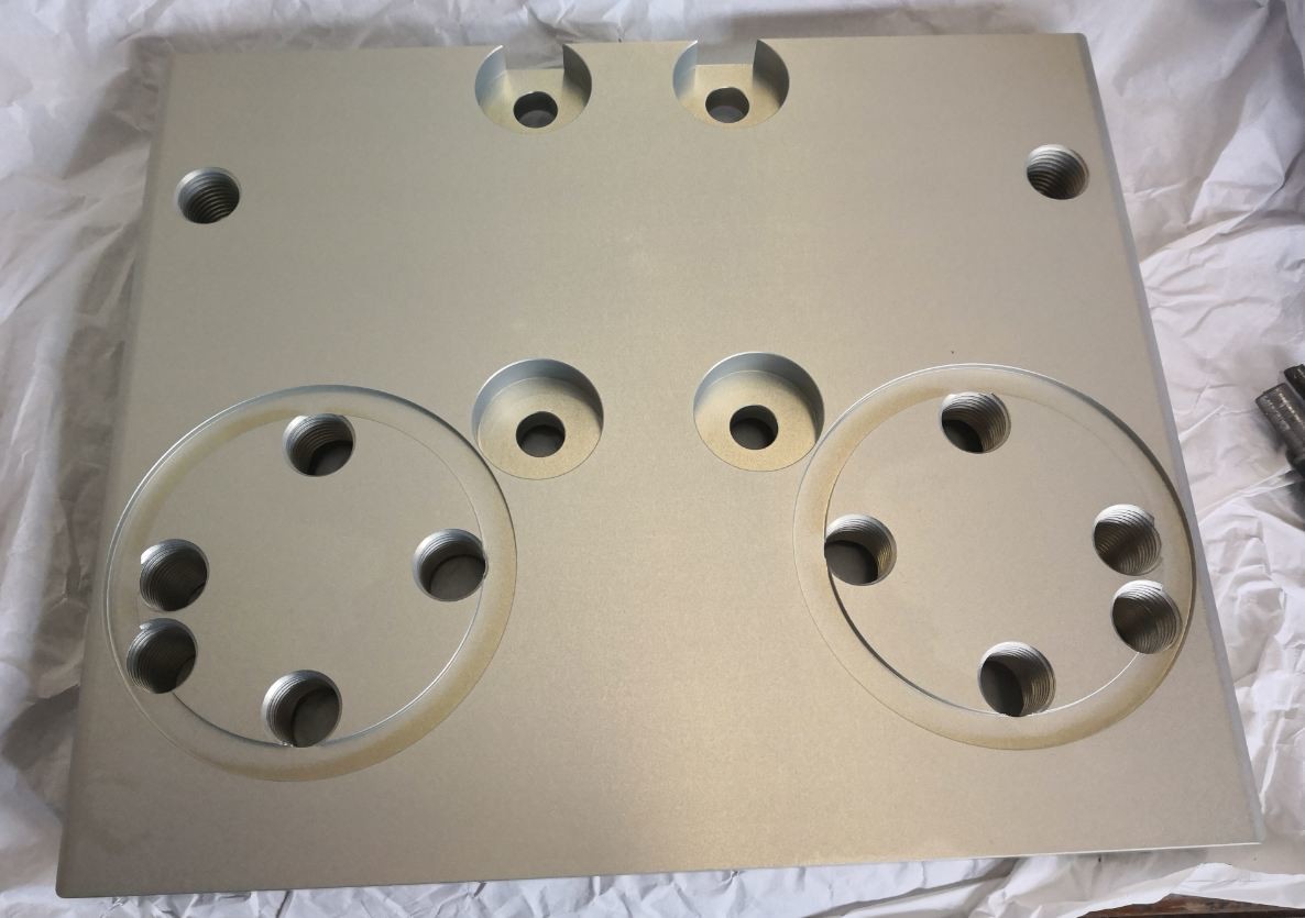 Custom 7075 T6 Aluminum Sheet Plate Aluminium Carrete Mesa Used On Epiroc Drilling Rig