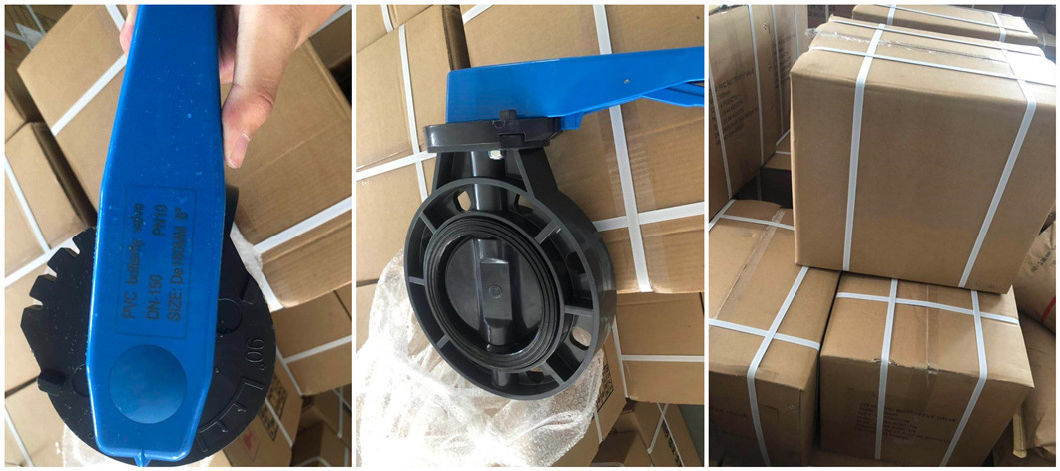 Nb-Qxhy 1&prime;&prime;-8&prime;&prime; PVC Red Handle Compact PVC/UPVC Butterfly Valve with Nice Price