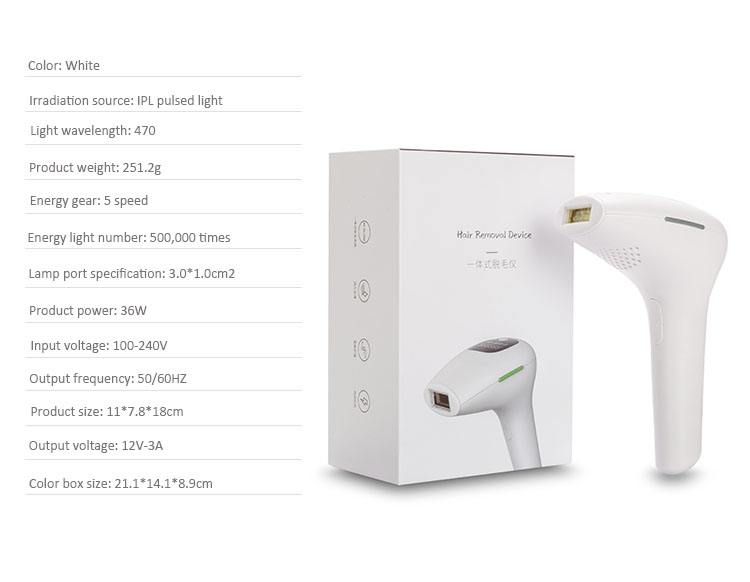 LCD Display Personal Home Laser Hair Removal System For Pigmented Lessions