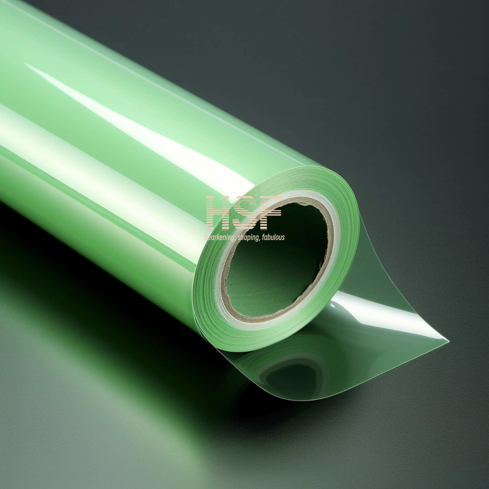 RoHS Translucent Green PET Anti Scratch Film For Printing And Graphic Arts