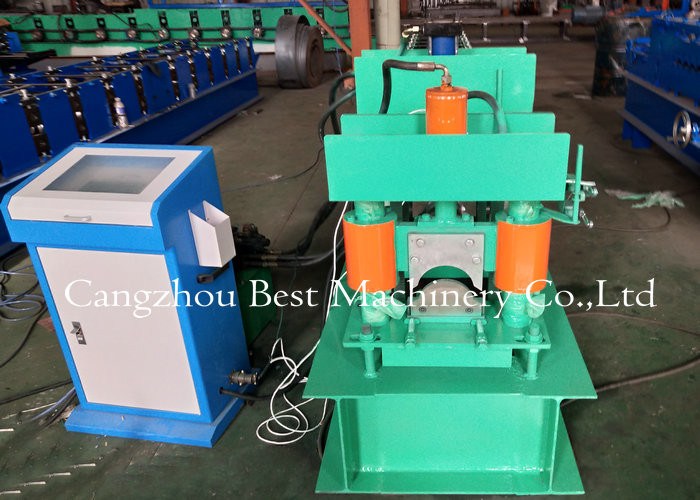 Best Glazed Roof Ridge Cap Roll Forming Machine 3KW 12m/min Production
