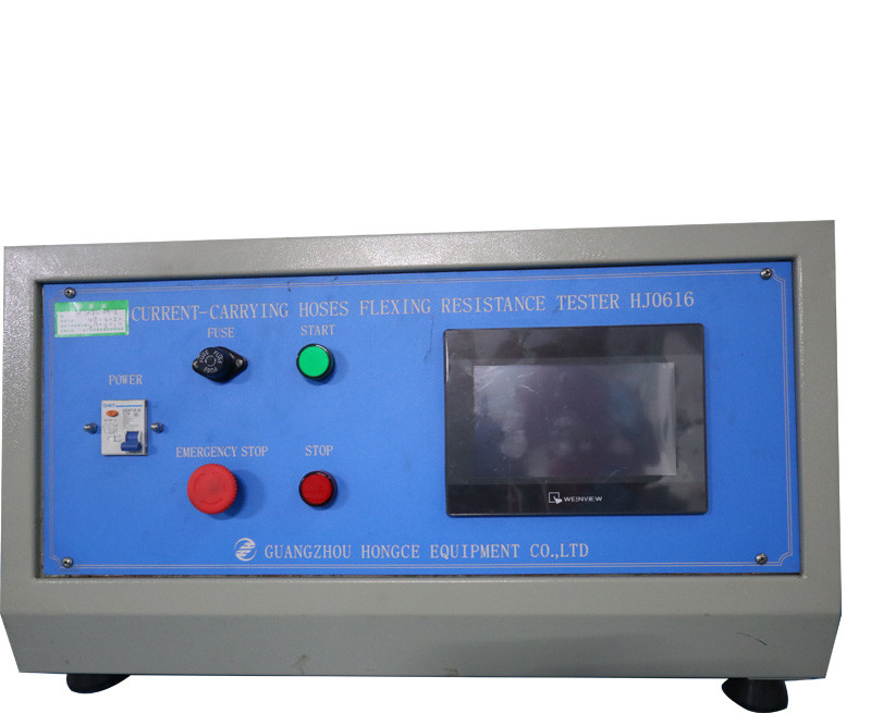 Touch Screen Current-Carrying Hoses Flexing Resistance Tester With 1 Station